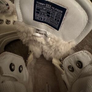 Tommy Hilfiger Cream Winter Boots